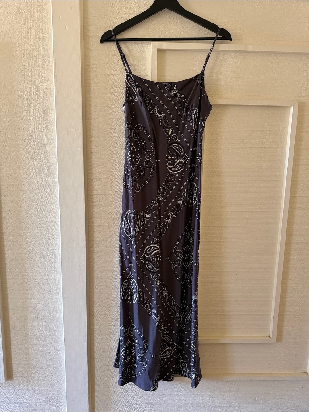 Madewell Cami Slip Dress Bandana Print Size 2